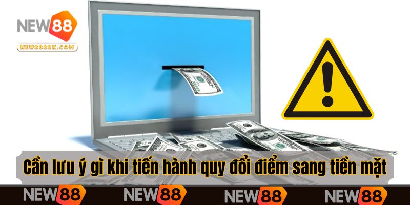 Cần lưu ý gì khi tiến hành quy đổi điểm sang tiền mặt?