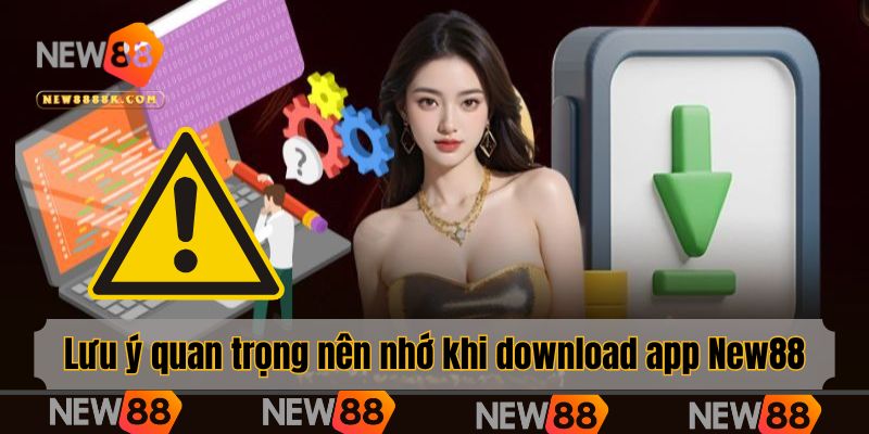 Lưu ý quan trọng nên nhớ khi download app New88