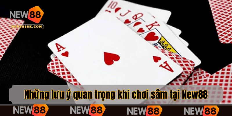 Những lưu ý quan trọng khi chơi sâm tại New88